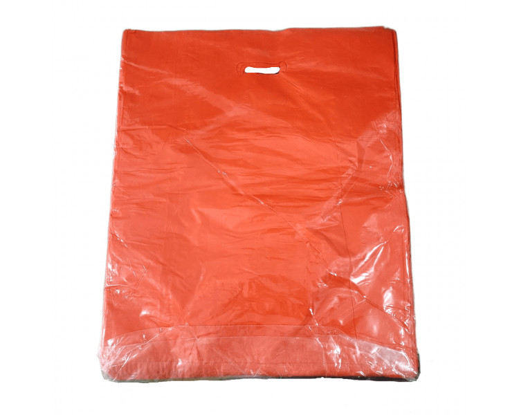 BOLSA TROQUEL AD ECO LISA 40X50 NARANJA (X50)