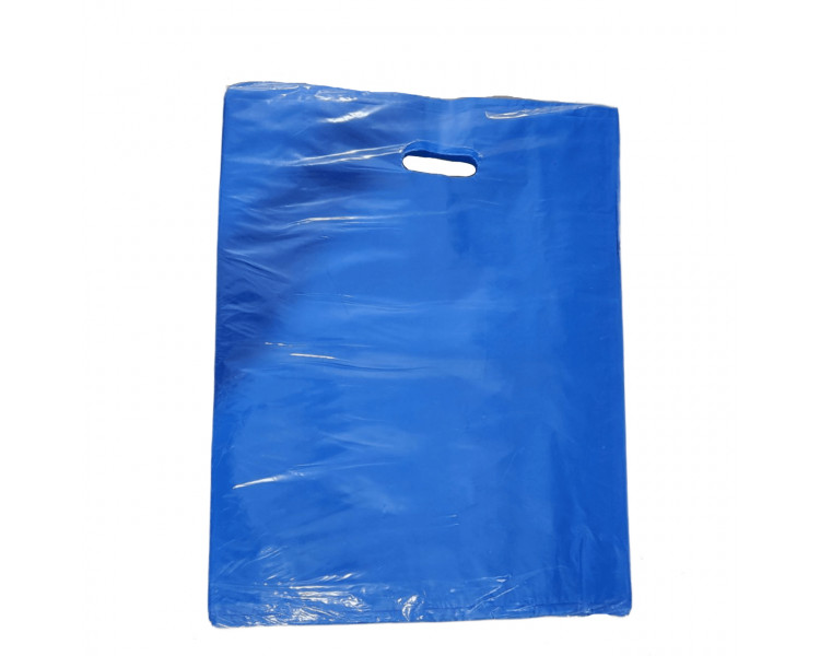 BOLSA TROQUEL AD ECO LISA 40X50 AZUL FRANCIA (X50)