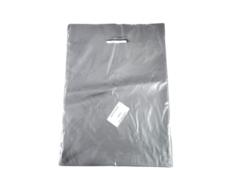 BOLSA TROQUEL AD ECO LISA 30X40 GRIS (X50)