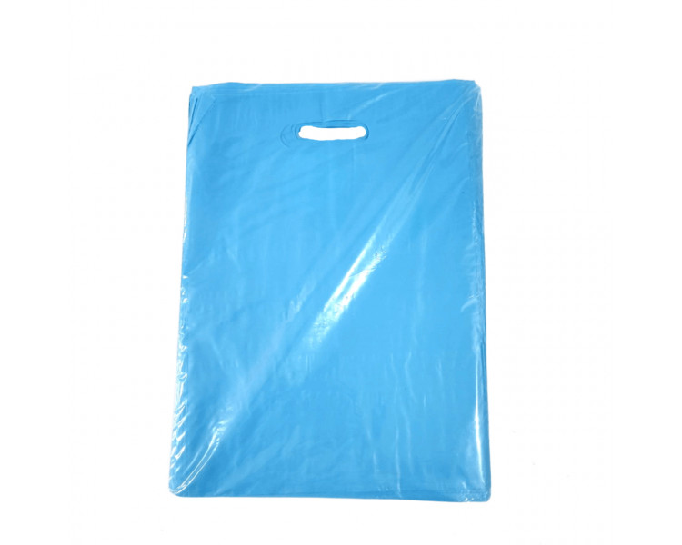 BOLSA TROQUEL AD ECO LISA 30X40 CELESTE (X50)