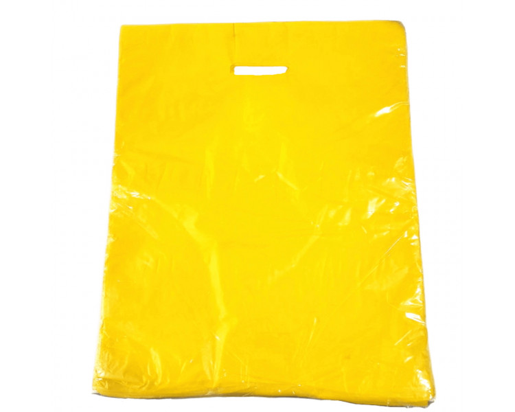 BOLSA TROQUEL AD ECO LISA 50X60 AMARILLA (X50)
