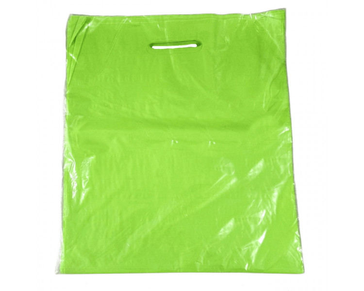 BOLSA TROQUEL AD ECO LISA 50X60 VERDE MANZANA (X50)