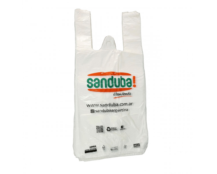 IMPRESO CAMISETA "SANDUBA" 40X50/12 BCA IMP A 2COL (GRIS-NAR) X100