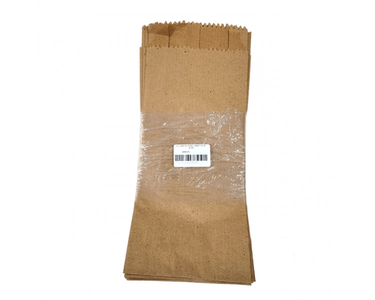 BOLSAS DE PAPEL KRAFT Nº 3L (X100)
