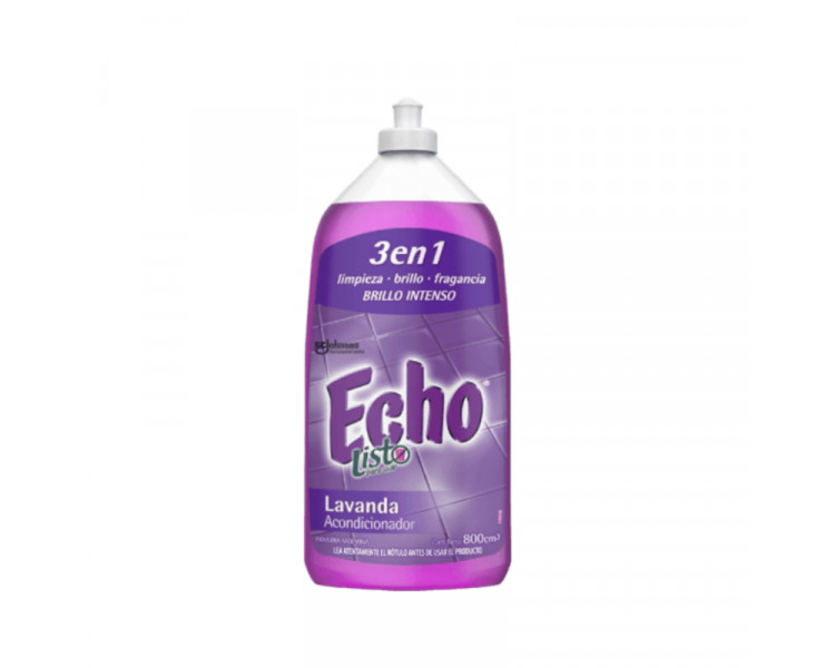 ACONDICIONADOR PISOS ECHO LISTO LAVANDA X 800CC.
