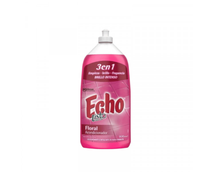 ACONDICIONADOR PISOS ECHO LISTO FLORAL X 800CC.