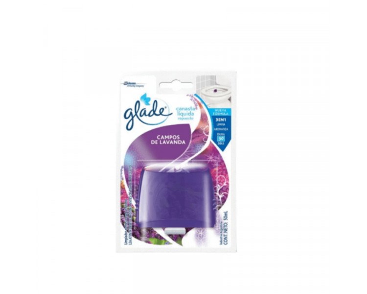 DESODORANTE INODORO CANASTA LIQUIDA GLADE LAVANDA REP.(X1) - 609