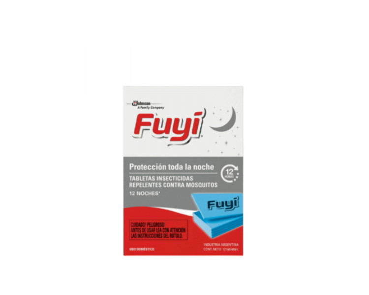 REPELENTE FUYI TABLETAS X 12U. - 1008-355390