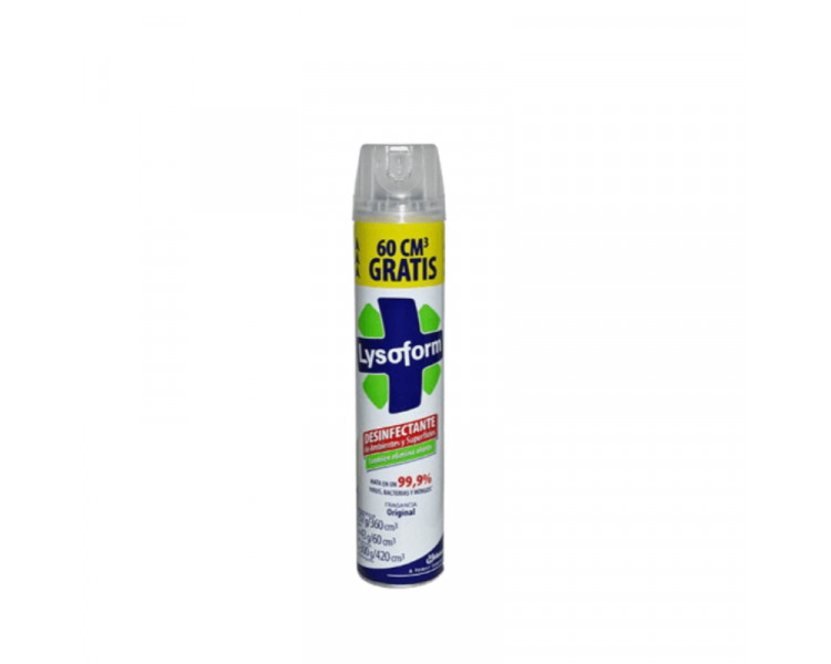 LYSOFORM DESINF. AEROSOL CLASICO BONUS X 420CC - 329484-5072