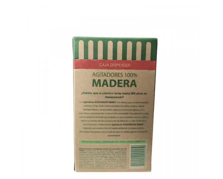 AGITADOR DE MADERA IBERIA ECOLINE X 180MMX500U-246
