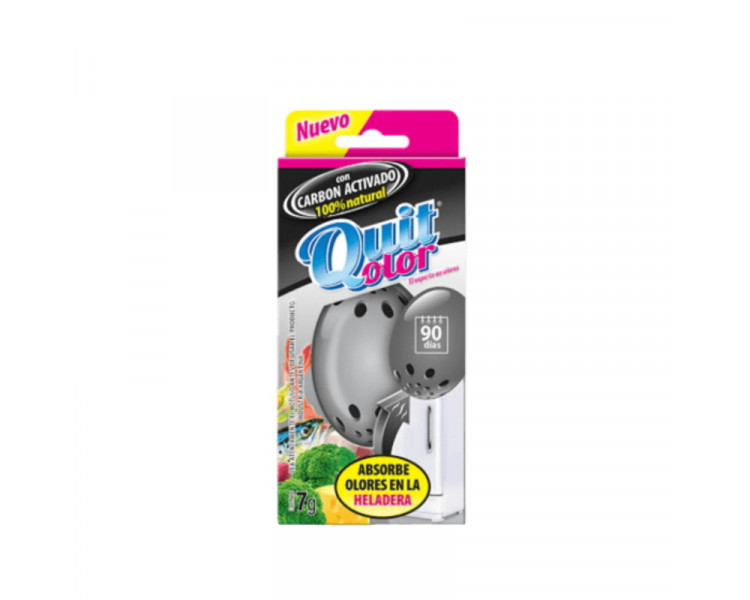 QUITOLOR CON CARBON ACTIVO P/HELADERA-FREEZER X 7 GRS.-1590