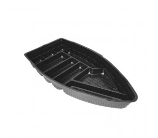 BANDEJA NEGRA BARCO BOX 1 PET (X1)