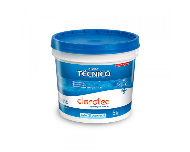 CLOROTEC CLORO TEC.GRANULADO X5KG-PIL REVEST-74359