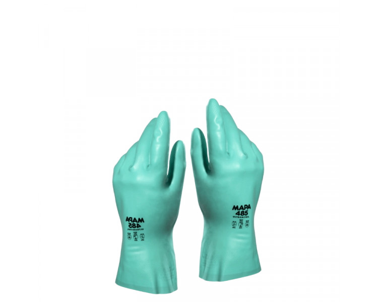GUANTES MAPA ULTRANITRIL 485 VERDE CHICO Nº 8
