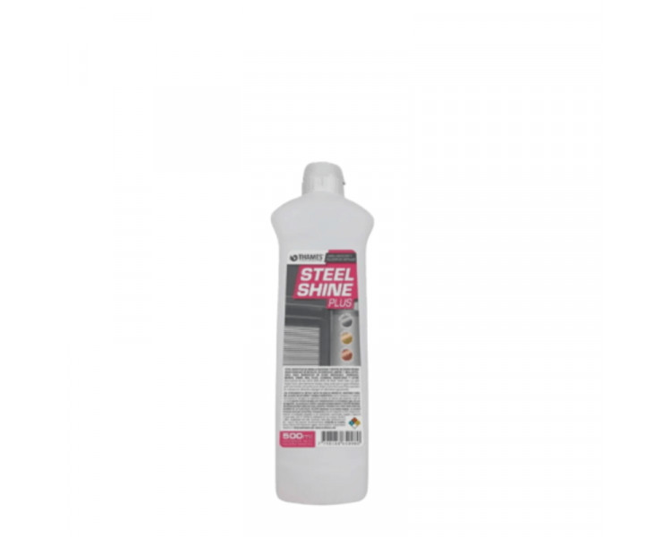 LIMPIADOR DE ACERO STEEL SHINE PLUS CREMA X 500 MLT