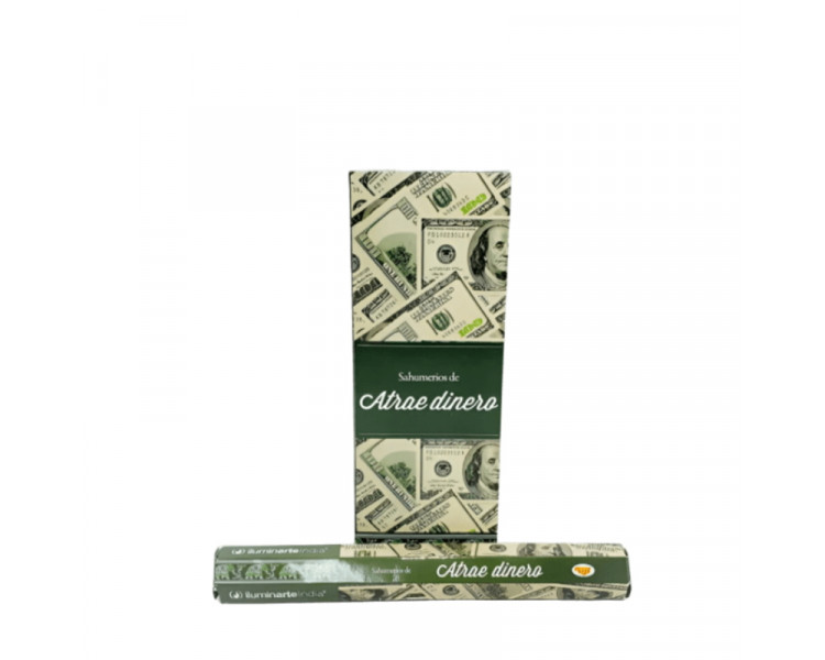 SAHUMERIO HEXAGONAL INDIA ILUMINARTE ATRAE DINERO X15U. - 87