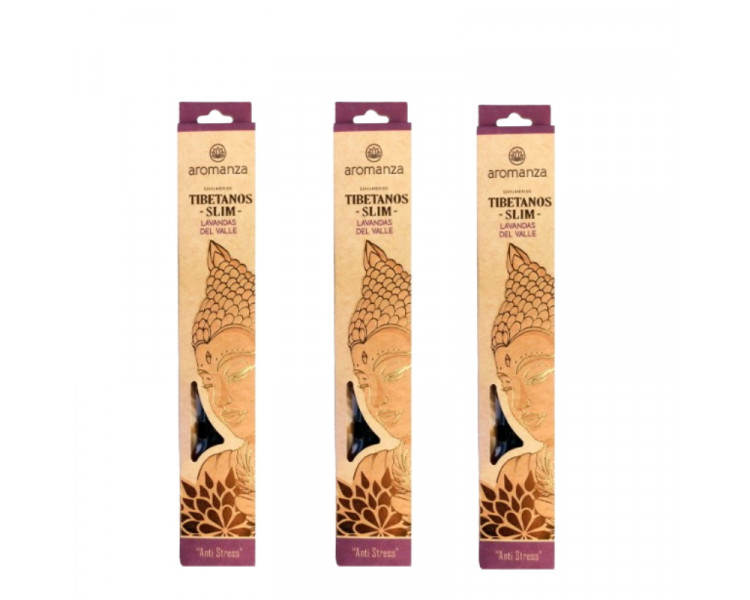 SAHUMERIO TIBETANO SLIM LAVANDAS DEL VALLE X10U. - 1315