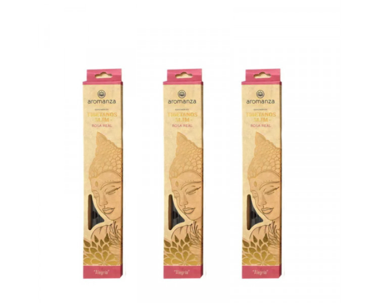 SAHUMERIO TIBETANO SLIM ROSA REAL X10U. - 1315
