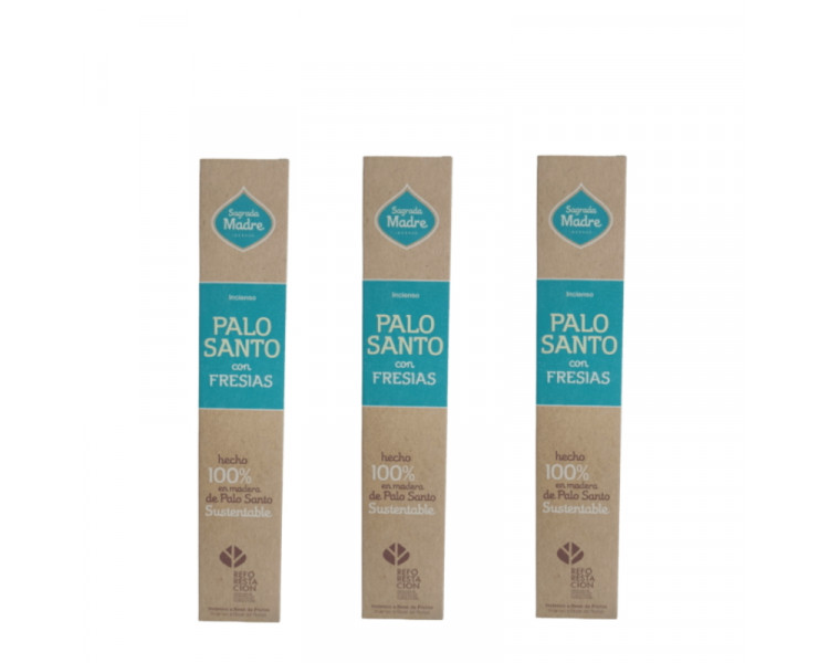 SAHUMERIOS SAGRADA MADRE ECO PALO SANTO C/FRESIAS X8U - 604