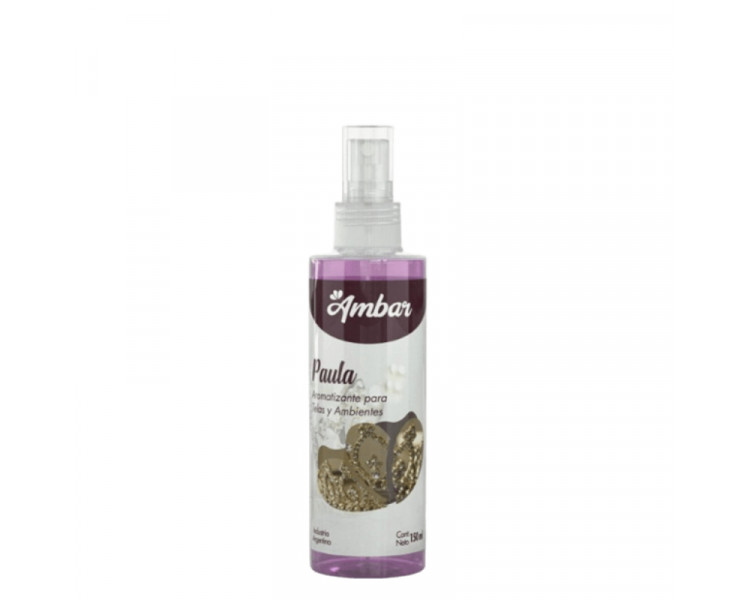 AROMATIZADOR TEXTIL PAULA AMBAR X 150 ML. - 1214