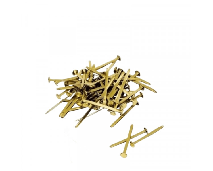 BROCHE P/EXPEDIENTE DORADO HM N°6 30MM X 100U. - 014783