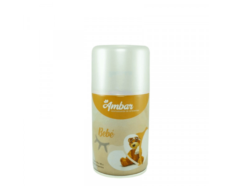 AROMATIZANTE AMBIENTES P/DISPENSER AMBAR BEBE X280CC. - 302