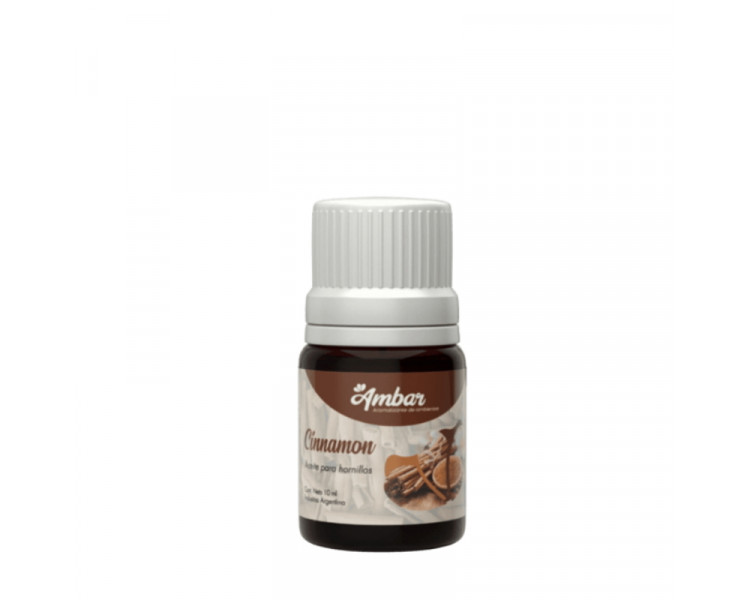 AROMATIZANTE ACEITE P/HORNILLO AMBAR CINNAMON 10ML. - 1167