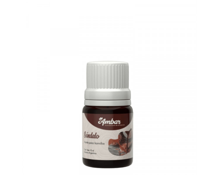 AROMATIZANTE ACEITE P/HORNILLO AMBAR SANDALO 10ML. - 1167