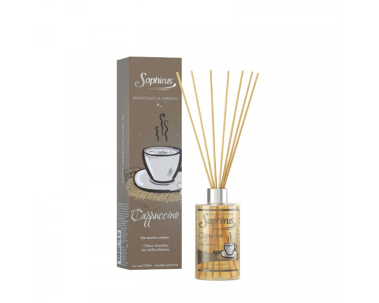 DIFUSORES AROMATICOS CAPPUCCINO SAPHIRUS X 125ML. - 376