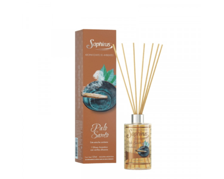 DIFUSORES AROMATICOS PALO SANTO SAPHIRUS X 125ML. - 376