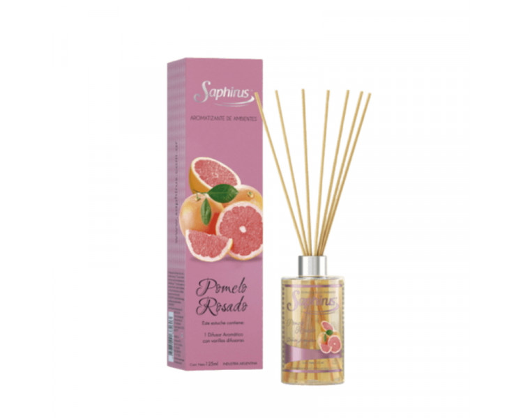 DIFUSORES AROMATICOS POMELO ROSADO SAPHIRUS X 125ML. - 376