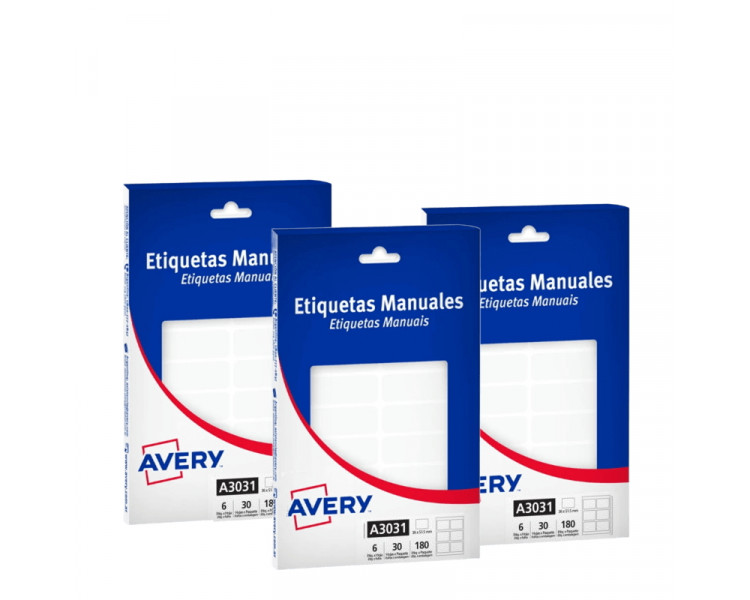 ETIQUETA AVERY COMERCIAL 3031 (36X51.5)  X180 U. - 019496-20