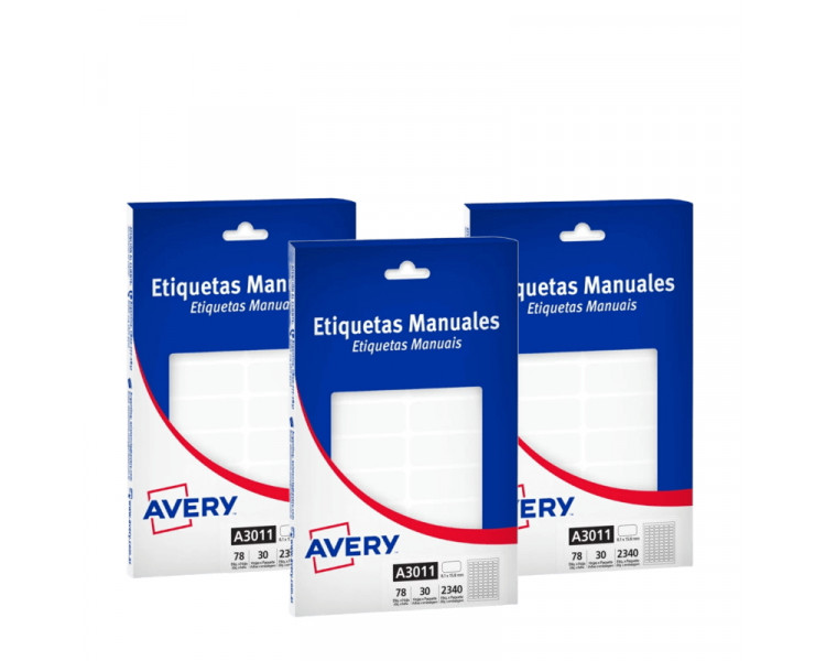 ETIQUETA AVERY COMERCIAL 3011 (8.1X15.8)  X2340 U. - 019496-4