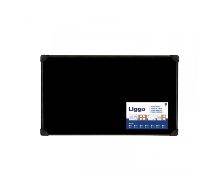 PIZARRA NEGRA LIGGO SIMIL VIDRIO DE 40X60 CM. - 025593