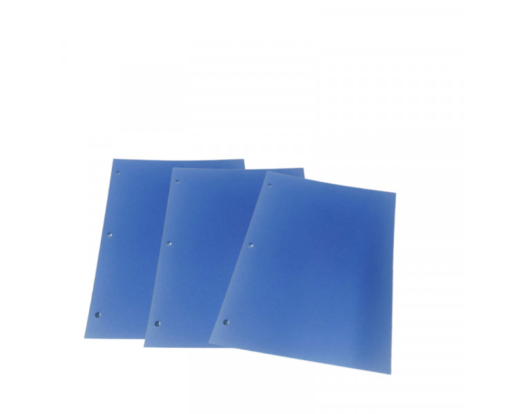 SEPARADOR P/MATERIAS N°3 AZUL X5. - 009393-002