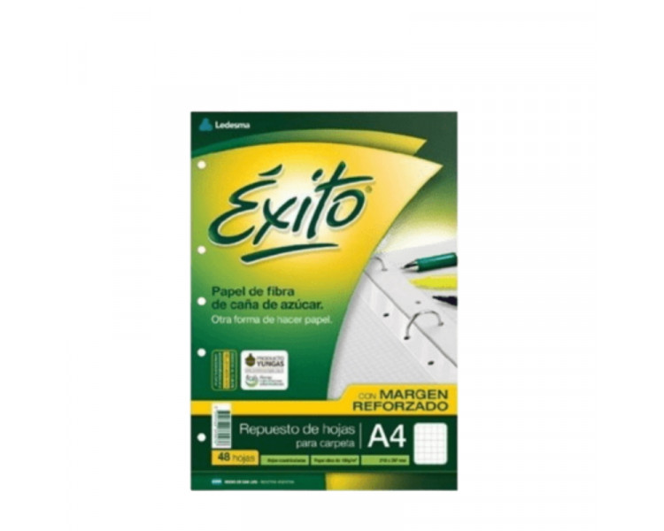 REPUESTO EXITO A4 HJS CUADRICULADAS X48 - 007960-003
