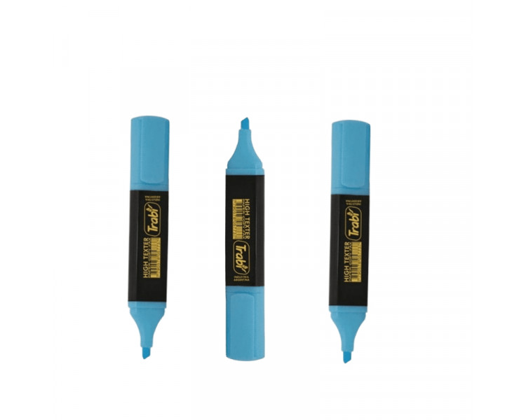 RESALTADOR TRABI HIGH TEXTER CELESTE (X1) - 019593/010
