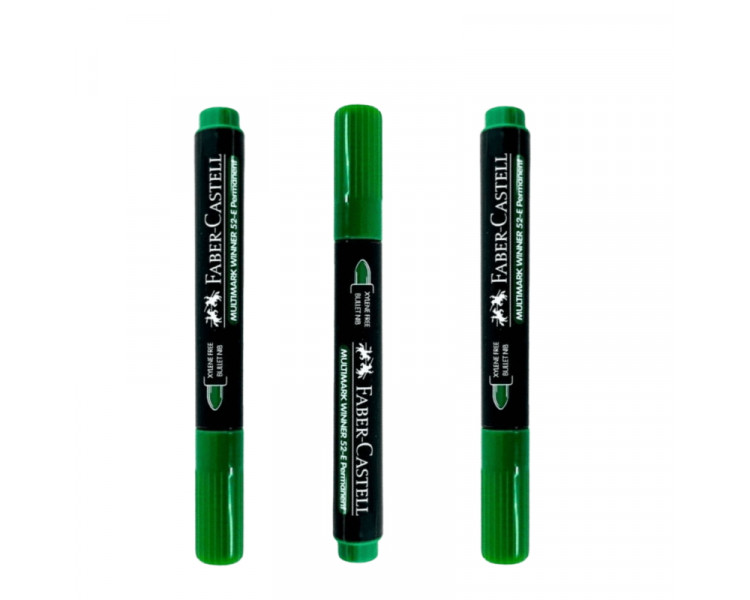 MARCADOR FABER 52 PERM. RED. VERDE (X1)-002409-004