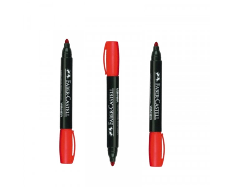 MARCADOR FABER 52 PERM. RED. ROJO (X1)-002409-002