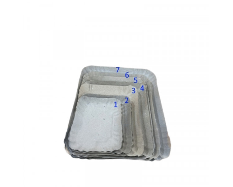 BANDEJA DE CARTON ESPECIAL ECOLOGICA Nº 5 (X100) - 014050
