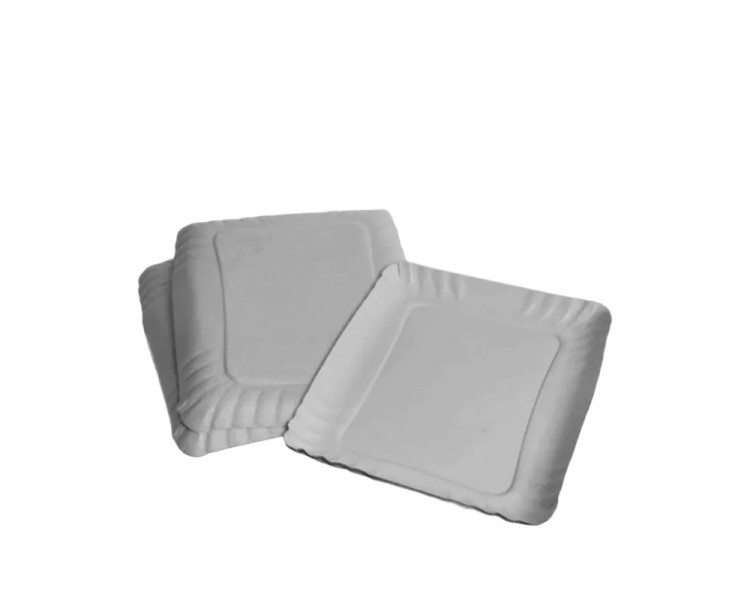 BANDEJA DE CARTON GRIS RECTANGULAR N°7 DPM (X100) - V7