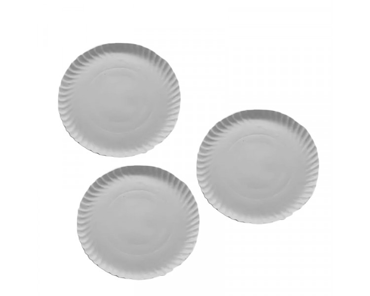 BANDEJA DE CARTON GRIS REDONDA N°14 DPM (X100) - V14