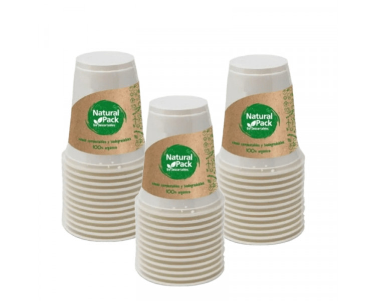 NAT PACK VASO BIO 240 CC ( PAQ. X12U.)
