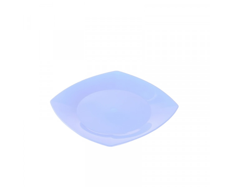 PLATO COMIDA CUADRADO 22CM BLANCO (X1) - ART.2122