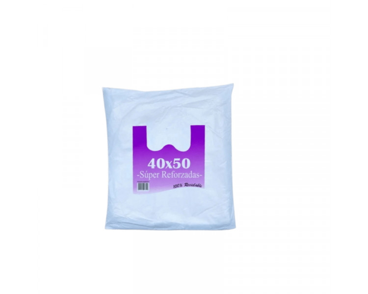 CAMISETA POLYFILM SUPER REFORZADA 40X50 AD X PAQ. - 11704050/04