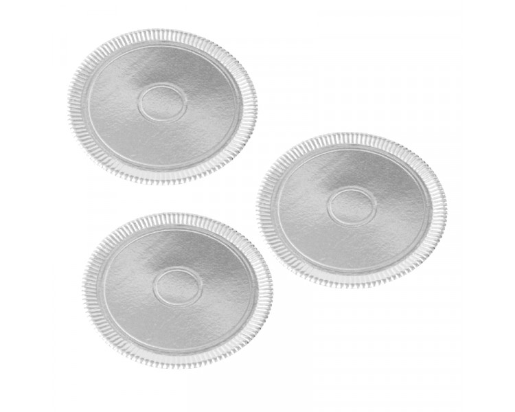 PLATO PLATEADO RED Nº 3 - 22CM (X1) - 63033
