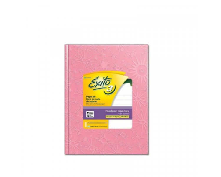 CUADERNO EXITO E3 FORRADO TD. ROSA RAY. 100HJS - 012-0011613