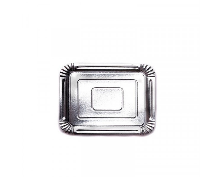 PLATO PLATEADO Nº4 - 2KG 33,5 X 27.5 (X1)