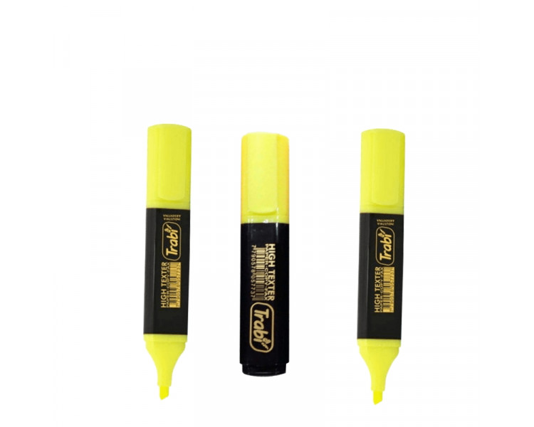 RESALTADOR TRABI HIGH TEXTER AMARILLO (X1) - 019593/005