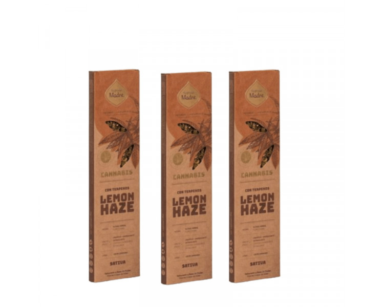 SAHUMERIO SAGRADA MADRE CANNABIS LEMON HAZE X6 - 1427